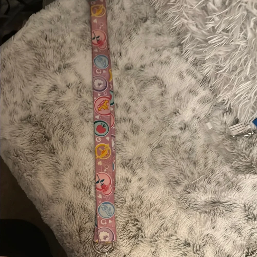 Disneyland necklaces you can collect pins! on them